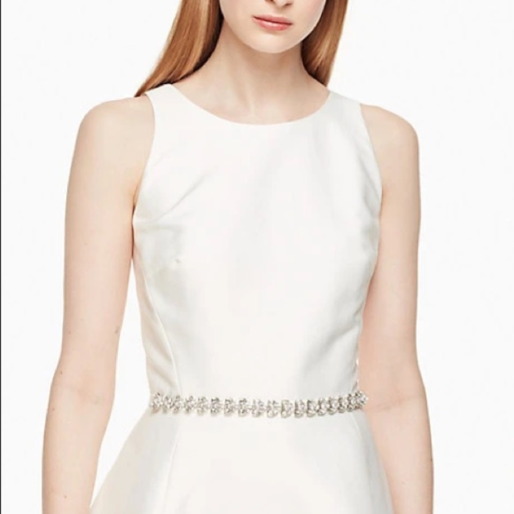 NWOT Kate Spade Crystal Bridal Wedding Belt S/M